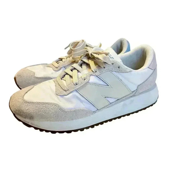 New Balance Mens MS237TA Sneakers Tennis Shoes Beige Blue Pink, Size 10 - Picture 2 of 12